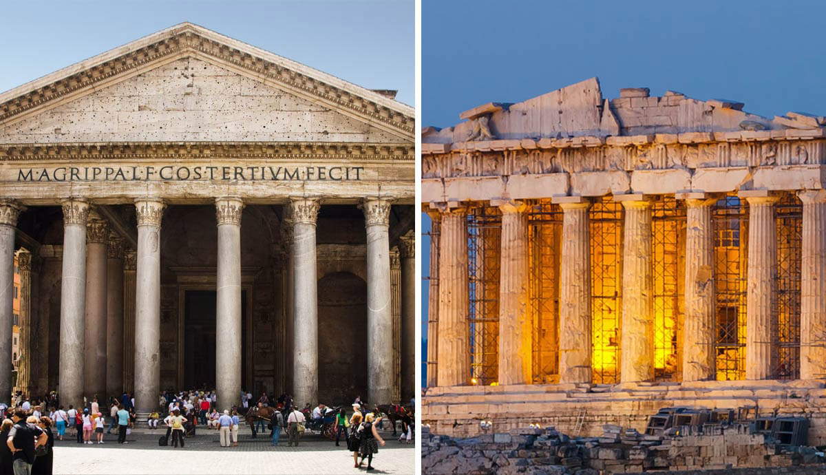 Understanding Parthenon vs Pantheon: Why are they both so famous and what makes them unique from each other?