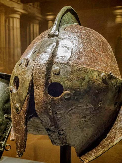 What makes a real gladiator helmet truly authentic? Learn important historical details and materials.