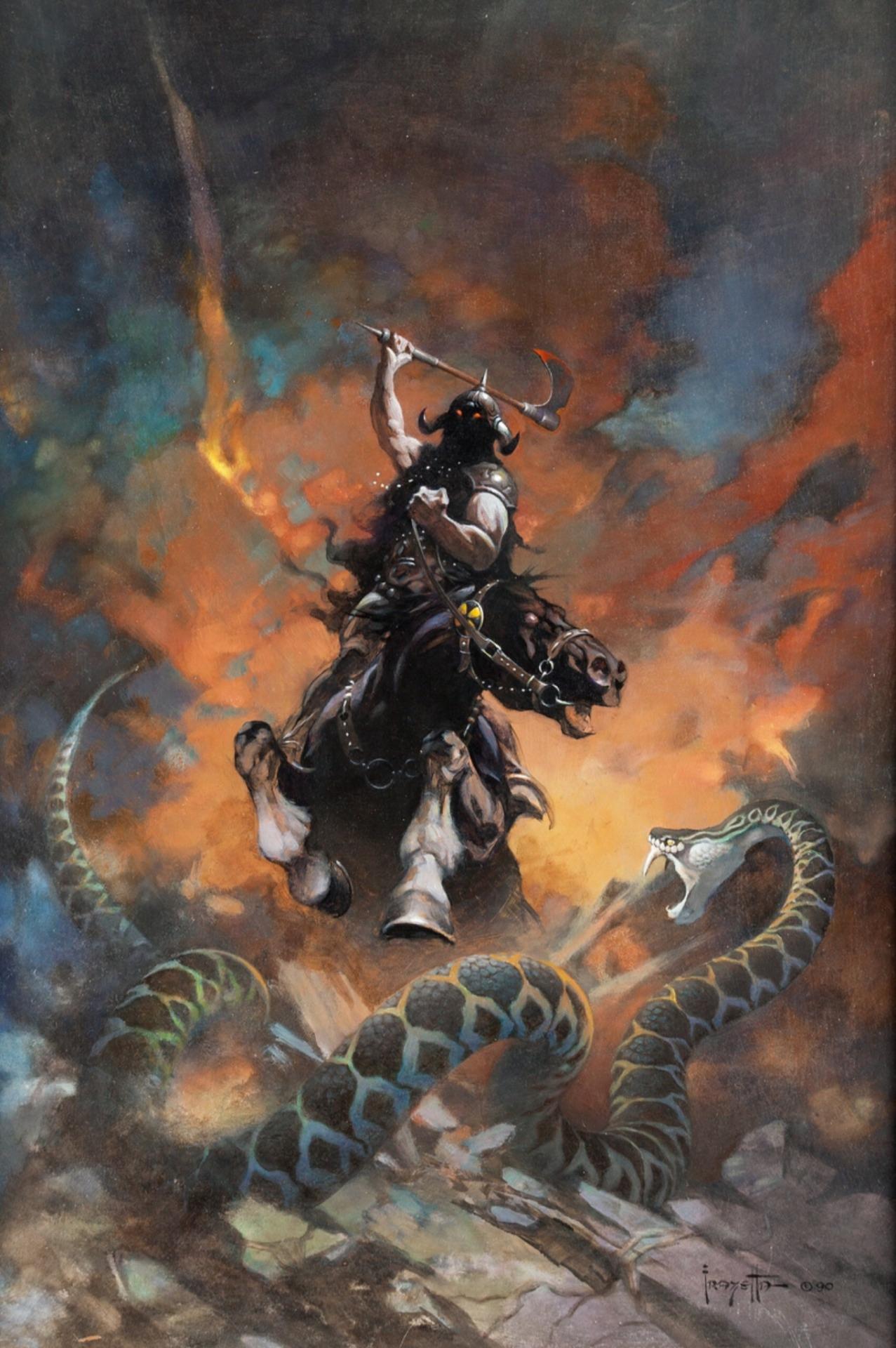 Want art from artists like Frank Frazetta? Check out these recommendations for similar styles!