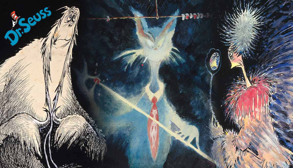 What are Dr. Seuss midnight paintings? Discover the secret art he painted only for himself.