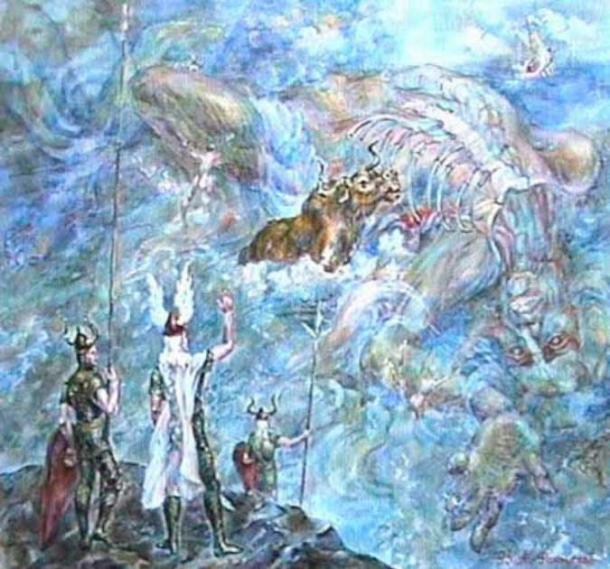Who are the big players in creation in norse mythology? Get to know Odin, his brothers, and giant Ymir.