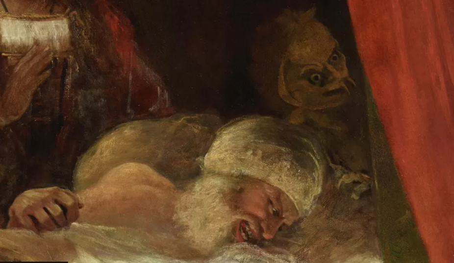What does the devil in paintings look like? Exploring scary images of the devil in paintings.