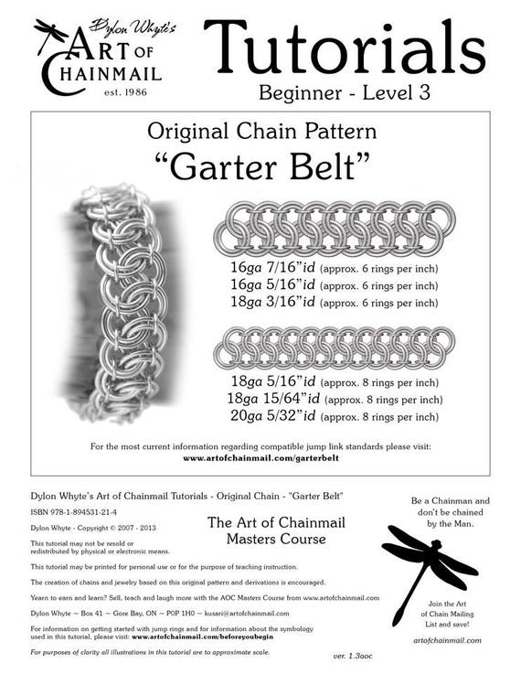 Exploring types of chainmail (A simple guide to understand the basic patterns and their names)