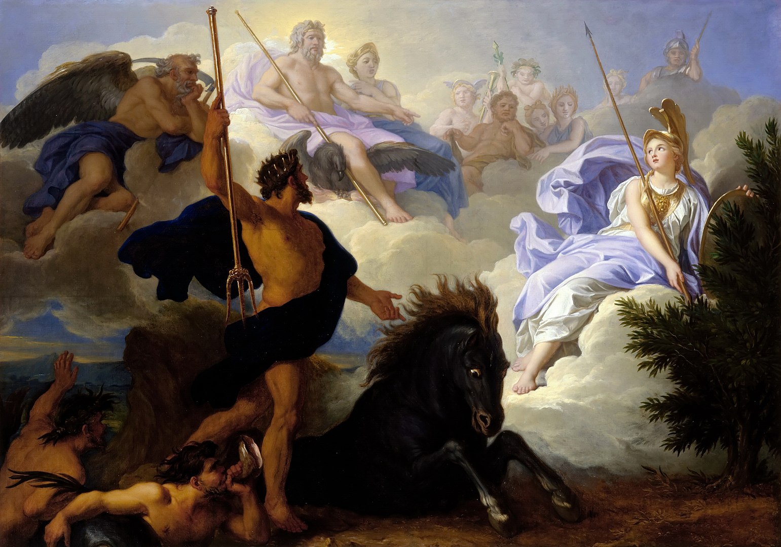 Who is Winner? Athena and Poseidons Fight for Athens