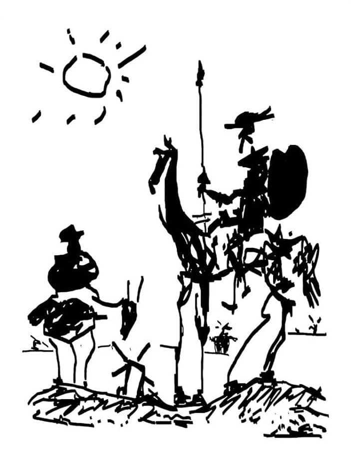 Understanding Don Quijote Pablo Picasso (The real story and meaning behind this famous sketch)