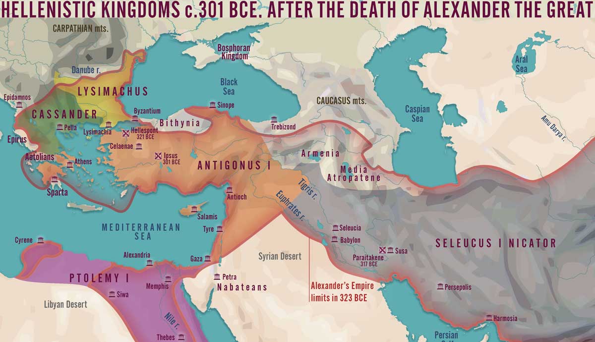 How 4 Generals of Alexander the Great Shaped Ancient World History