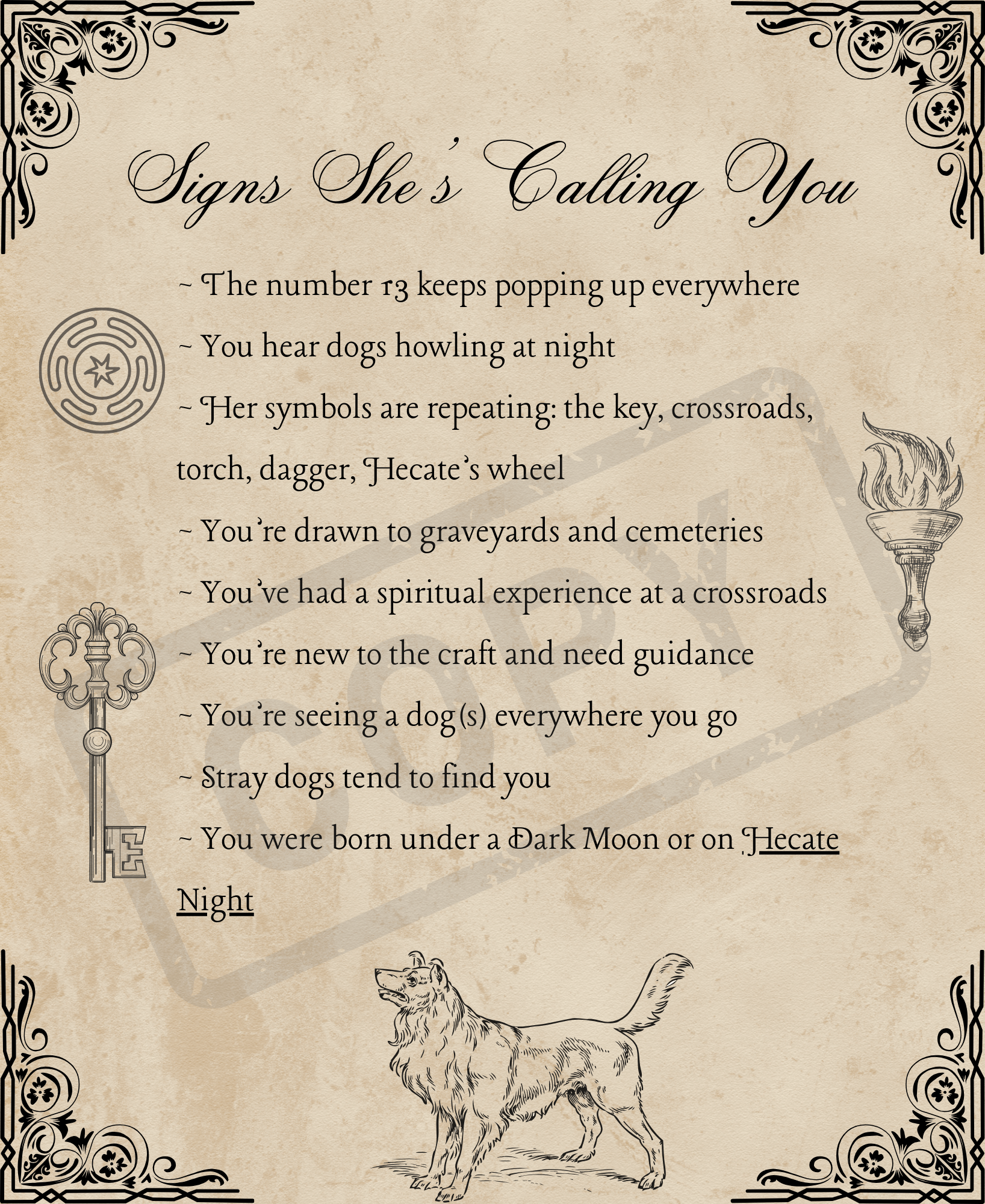 signs hecate is calling you and how you should respond right now