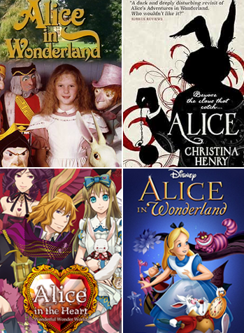 Compare Alices Adventures in Wonderland 1972 to the 1951 version differences
