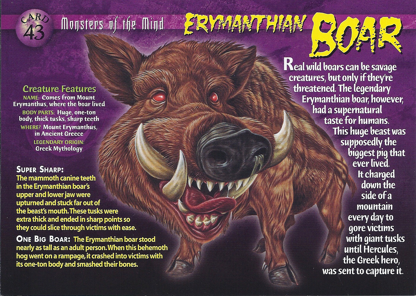 Quick Facts About Erymanthian Boar What You Must Know Today