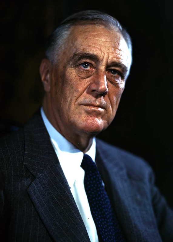How many US leaders completed two terms? (Count the famous figures)
