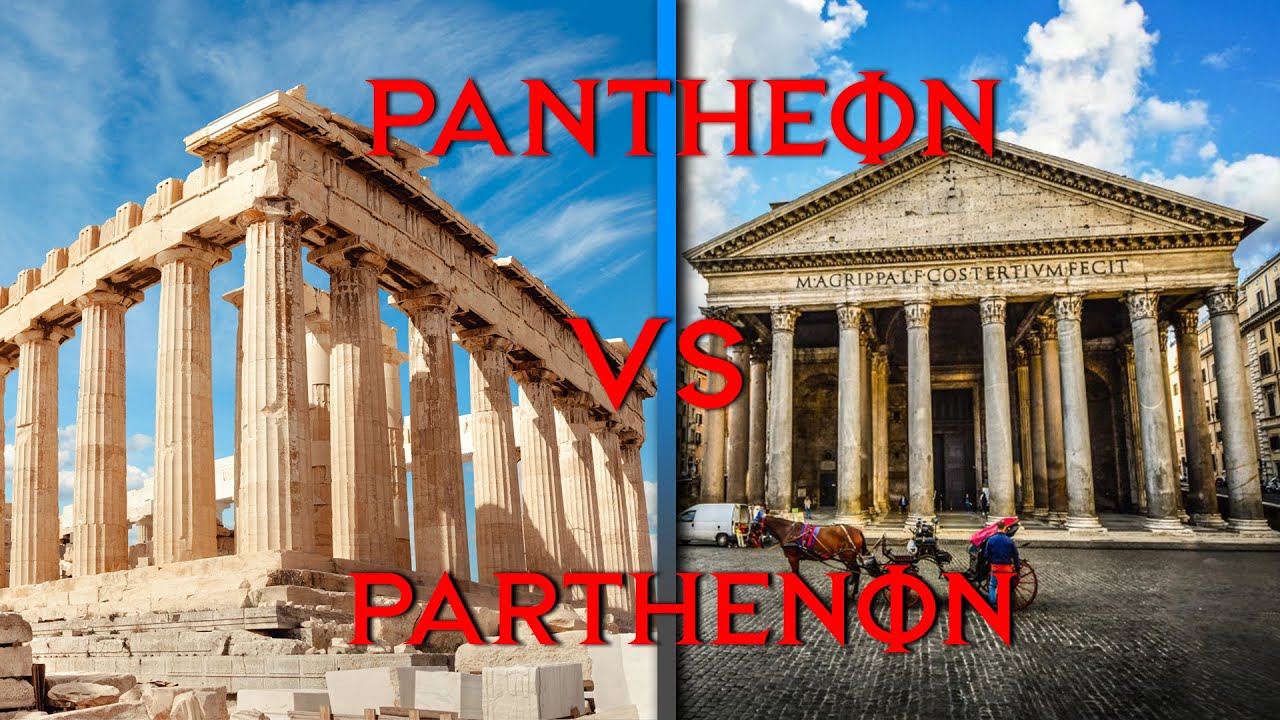 Parthenon vs Pantheon which temple wins learn the truth!