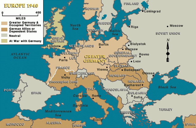 Europe Map 1940 Explained: Free Online View and Historical Details