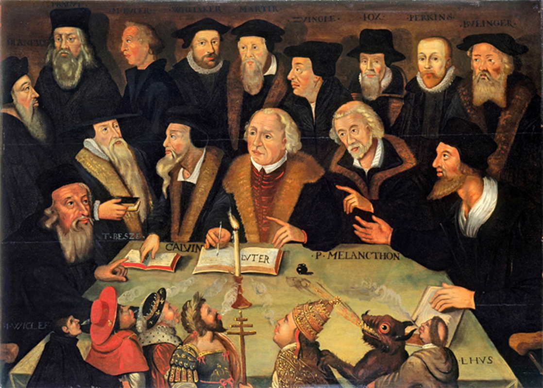 How to understand Protestant Reformation art paintings key symbols