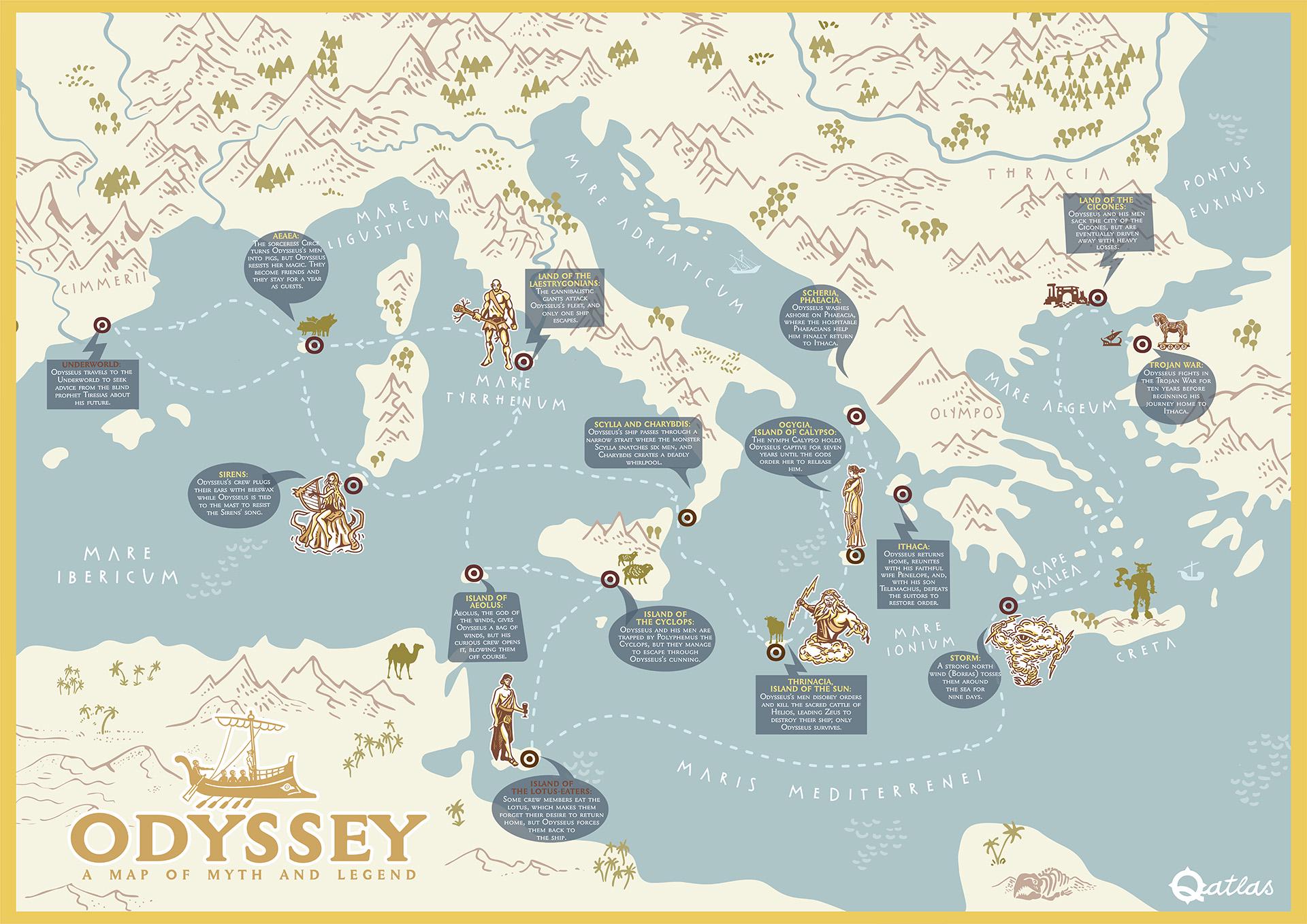 Mapping odysseus journey made simple: Best tools to track his epic route free