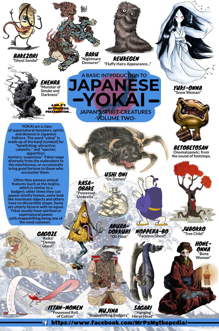 Top Japanese Mythical Creatures List Famous Ancient Animal Legends