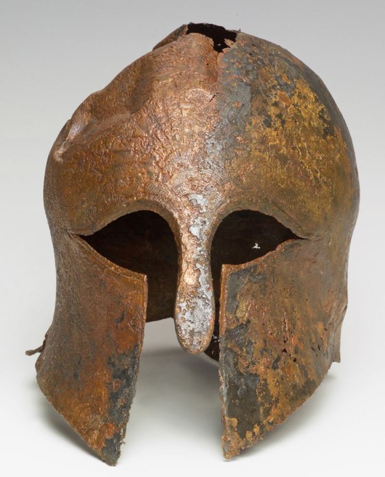Ancient warriors helmets uncover mysteries behind their battle head protection